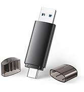 JOIOT 32GB Flash Drive Dual-Interface USB-A&USB-C 3.0 High-Speed Memory Stick Thumb Drive,Compati...
