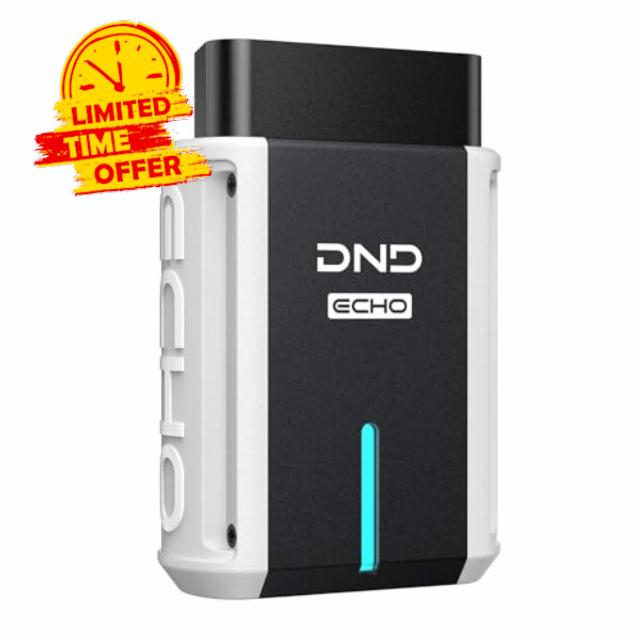 DND Echo Bluetooth OBD2 Scanner - All System Wireless Car Diagnostic Tool for iOS & Android