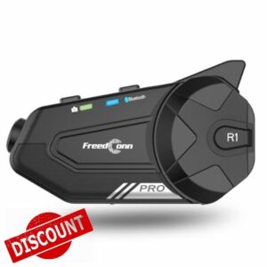 FreedConn Motorcycle Bluetooth Headset R1 PRO Bluetooth Helmet Intercom