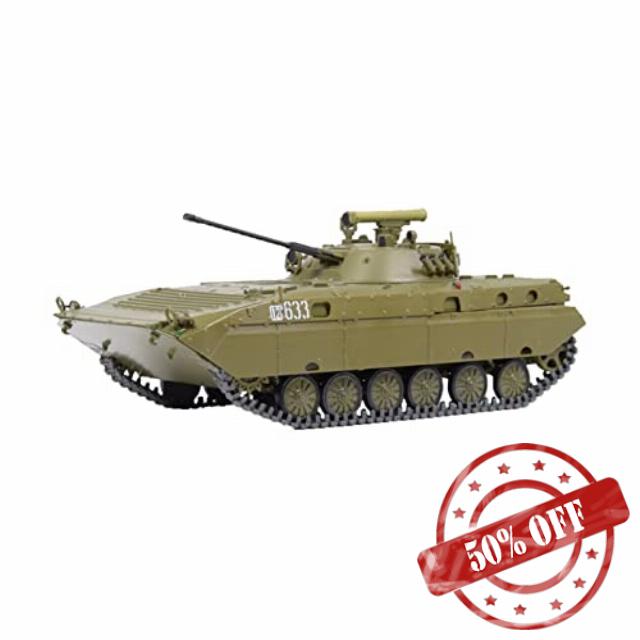 OINGHU Scale Model Cars 1/43 for BMP-2D Russian Amphibious Tracked Infantry Fighting Vehicle Simulation Alloy Model Toy Car Model