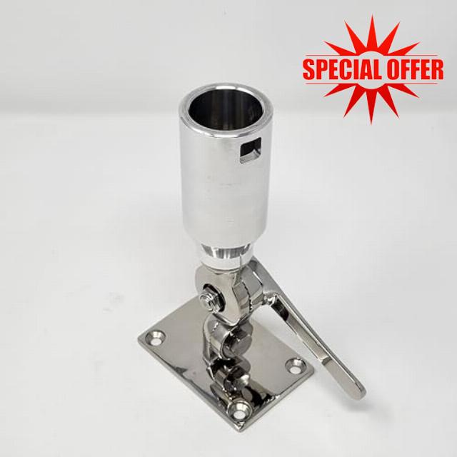 Marine Grade Starlink Antenna Base Mount with Heavy Duty Adjustable Base - Second Generation Dish Ideal for Boats