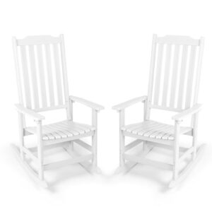 Porch Rocker with High Back