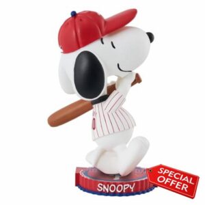 Snoopy Philadelphia Phillies 2023 Peanuts Bighead Bobblehead MLB Baseball