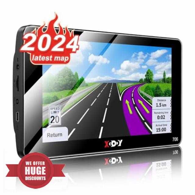 Generic Sat Nav with 2.5D Screen (7 Inch)