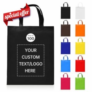 Customizable Tote Bags-100 Ideal for Sales