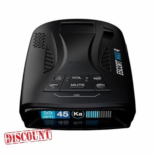 Escort MAX 4 Radar Detector – 2X The Filtering Accuracy and Processing Power