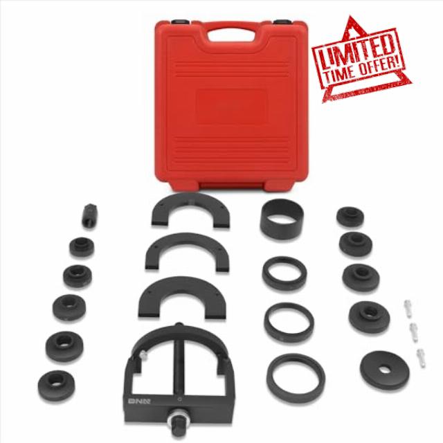 DNA MOTORING 22-Piece Bushing Puller Kit for Easy Installation and Removal of Rear and Front Wheel Hub Assemblies and Bearings