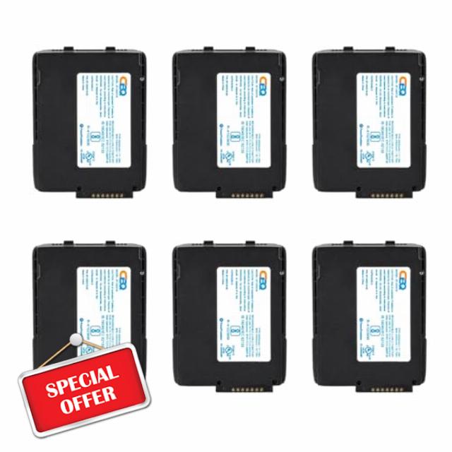 CBQ (6pcs) BT-000318 Battery for Zebra TC77 TC77HL TC70 TC72 TC75 TC70X TC75X TC720L TC75EK TC75AH TC75GK TC700H TC700K