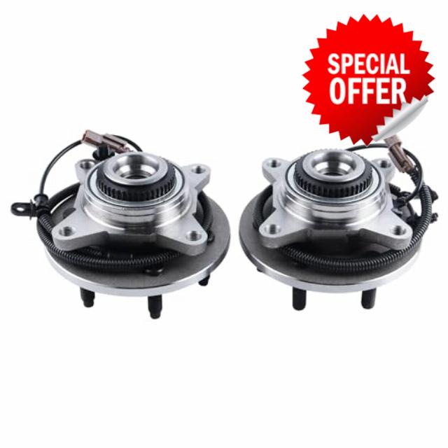MISIOEK 2Pcs 4WD Front Wheel Hub Bearing Kits Compatible with 2018-2020 Ford F150 515177