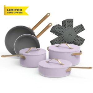 Beautiful 12pc Ceramic Non-Stick Cookware Set