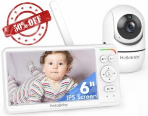 HelloBaby Baby Monitor with Camera and Audio