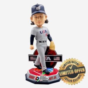 Bobby Witt Jr. Team USA 2023 World Baseball Classic Away Uniform Bobblehead