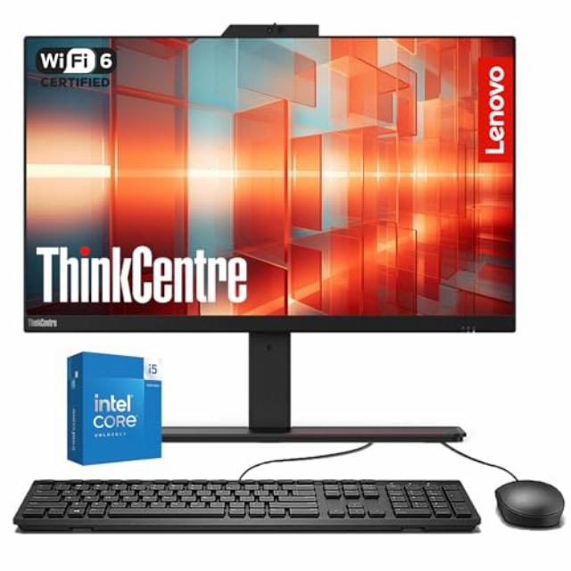 Lenovo ThinkCentre M90a | Business All in One Desktop | 23.8" FHD IPS Display | Intel Core i5 Processor | FHD Webcome | Wi-Fi 6 | Win 11 Pro (16GB RAM | 512GB SSD)
