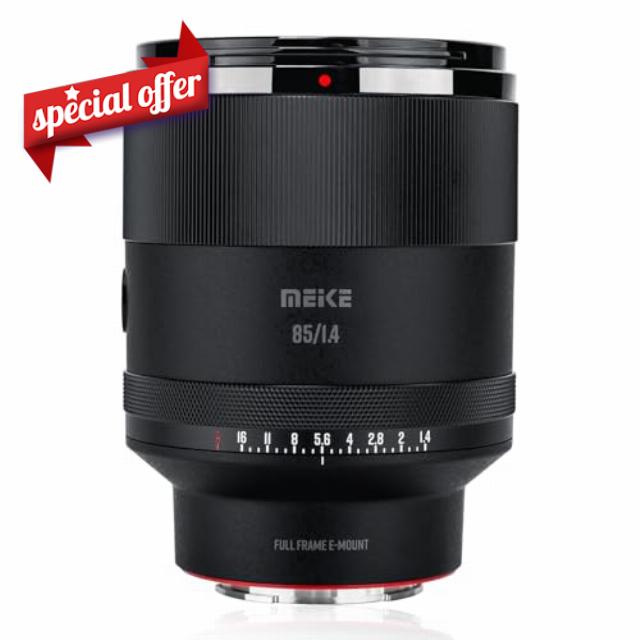 Meike 85mm F1.4 AF STM A Stepping Motor Full Frame Auto Focus Telephoto Lens Fixed Prime Portrait Lenses for Sony E Mount Mirrorless Cameras A7SIII A9II A7RIV A7IV A7III A9 A7II A7RII etc