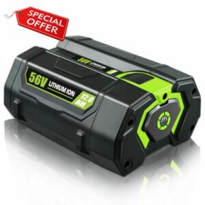 FERRYBOAT BA2800 56V 12.0Ah Replacement for ego 56v Battery Lithium ion Battery Compatible with EGO 56V Battery BA2800 BA4200T BA4200 BA1400 BA2800T BA5600T Power Tools Battery