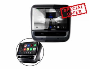 Most Advanced & Upgraded LCD Screen Rear Seat Display AC Control Panel IPS Multimedia Entertainment System for Tesla Model 3 & Model Y - Android Auto/CarPlay
