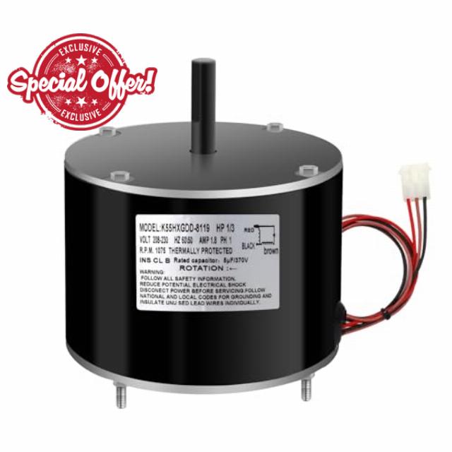 K55HXGDD-8119 Compatible with Emerson Condenser Fan Motor