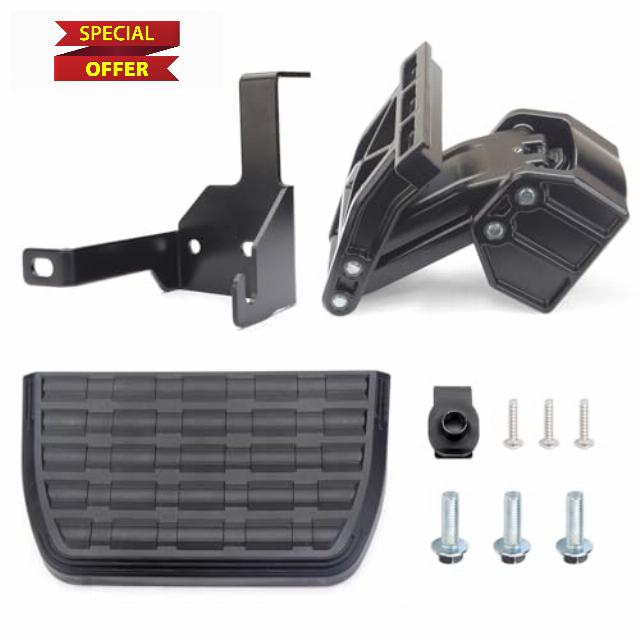 HSPSWIFTER Rear Bed Step Compatible with 2020-2024 Jeep Gladiator JT Folding Truck Step Bumper Tailgate Step Replace# 75326-01A (2020-2024 Gladiator)