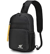 SKYSPER Sling Bag Crossbody Backpack - Chest Shoulder Cross Body Bag Travel Hiking Casual Daypack...