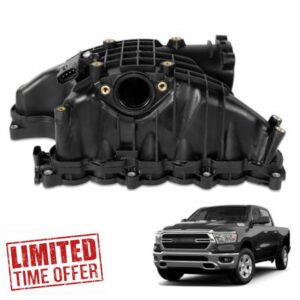 loosoo Intake Manifold with Sensor 68492577AA Compatible with Ram 1500 3.0L V6 Diesel 2014-2018