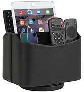 HofferRuffer Spinning Remote Control Holder 360 Degrees Rotatable Remote Controller Storage Organ...