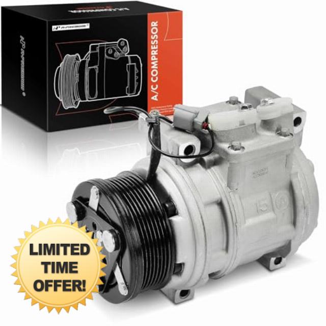 A-Premium Air Conditioner AC Compressor with Clutch Compatible with Honda Civic 2.0L 2002-2005