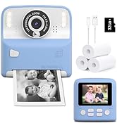 Instant Print Camera for Kids, Christmas Birthday for Age 3-12 Girls Boys Gifts, 0 Ink Instant Pr...