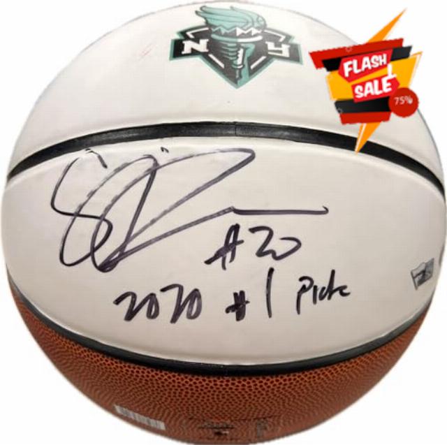 SABRINA IONESCU Signed Spalding Basketball PSA/DNA Fanatics Autographed Oregon D - Autographed College Basketballs