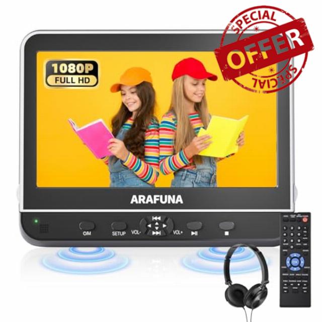 Arafuna 10.52" DVD Player for Car