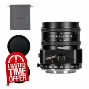 7artisans 50mm F1.4 APS-C Frame Tilt-Shift Lens with 2-in-1 Compatible for Olympus&Panasonic M4/3 Mirrorless Cameras G1 G2 G3 G4 G5 G6 G7 GF1 GF2 GF3 GF5 GF6 GM1 EMP1 EPM2 E-PL1 E-PL2 E-PL3 E-PL5