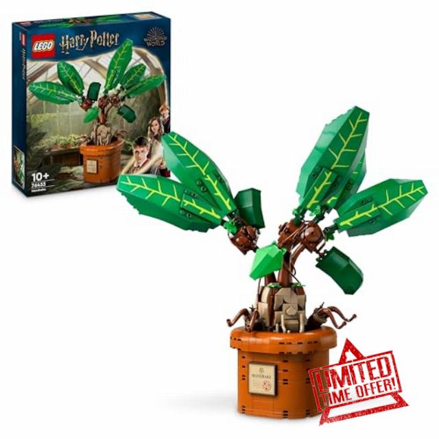 LEGO Harry Potter Mandrake Plant Toy Figure and Pot