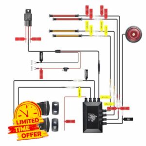 Universal ATV UTV SXS Sequential Turn Signal Light Kit