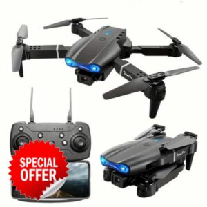 2.4G FPV Drone With 4K Camera For Adults RC Quadcopter With Auto Return Follow Me Brushless Motor Circle Fly Route Fly Altitude Hold Headless Mode For Adults Kids Men Begginer Gifts