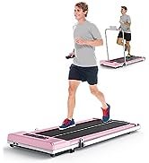 Walking Pad Treadmills for Home, Ultra Slim Under Desk Treadmill, Installation-Free with 1-10kmph...
