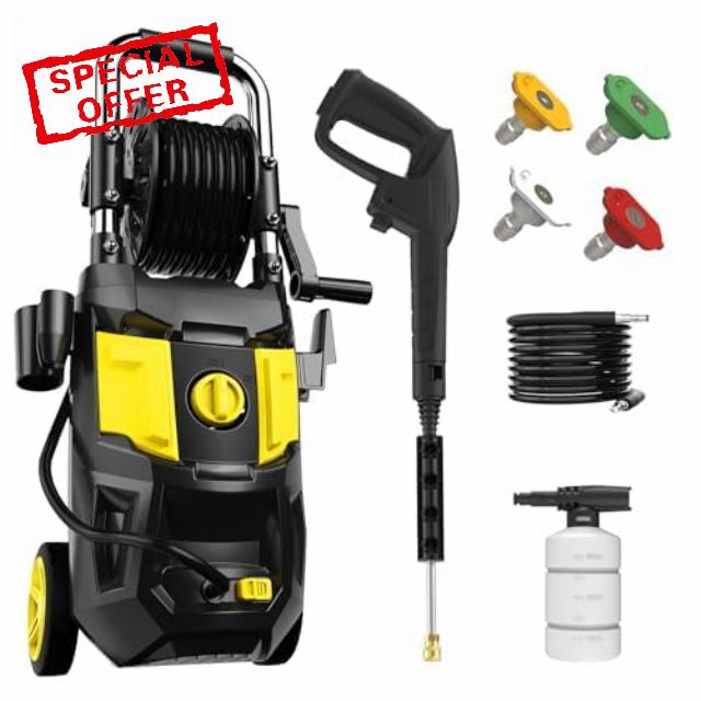 DECOKTOOL Electric Pressure Washer - 4500 PSI 2.8 GPM Electric Power Washer with Winding 35FT Power Cord