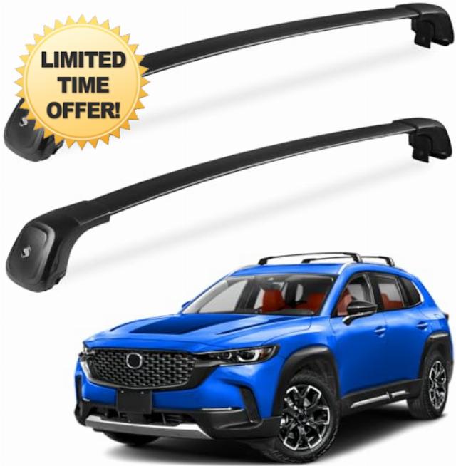 FengYu Roof Rack Cross Bars 260lbs Compatible with Mazda CX-50 CX50 2023 2024 (with Flush Side Rails)