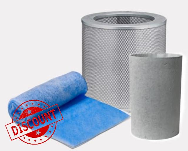 Filter Replacement Bundle T600 - Tar Barrier (pack of 6) + 26 Lbs Carbon Filter + HEPA Barrier Filter by Airpura Airpurifiers