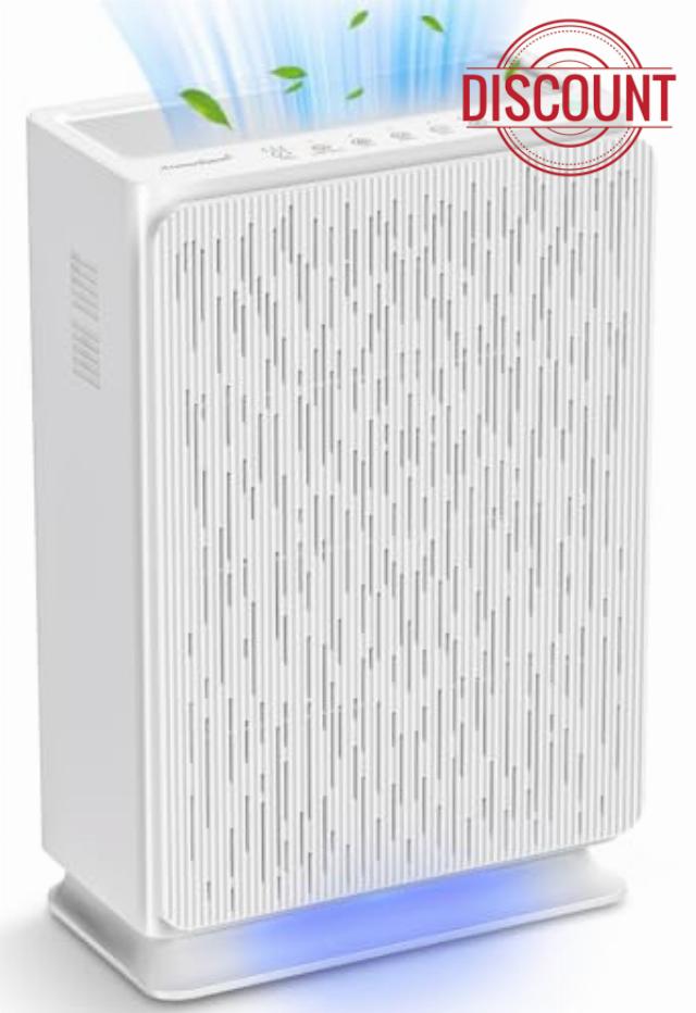 AromaRoom True HEPA H14 Air Purifier for Large Room Up to 1200 Ft²