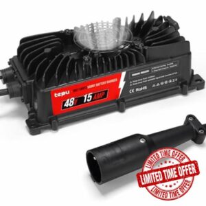 48 Volt 15 AMP Golf Cart Battery Charger for Club Golf Carts