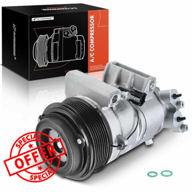 A-Premium Air Conditioner AC Compressor with Clutch Compatible with Infiniti QX56 QX80