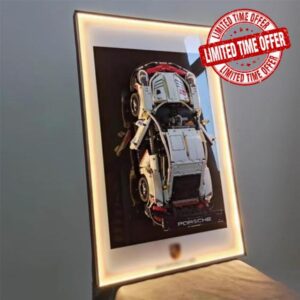 Display Wallboard for Lego Technic 911 RSR 42096