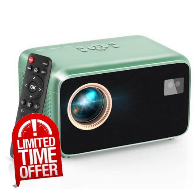 【Electric Focus】4K Projector with WiFi and Bluetooth