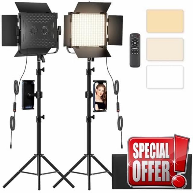 Photography Video Continuous Output Lighting Kit