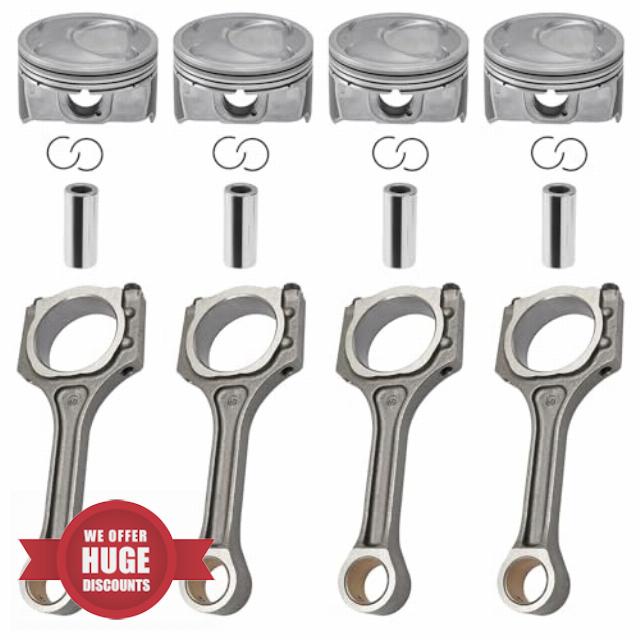 Connecting Rod & Piston Pin Kit Compatible with Hyundai Sonata & Kia Forte Optima Sportage 2011-2019 2.4L Engine