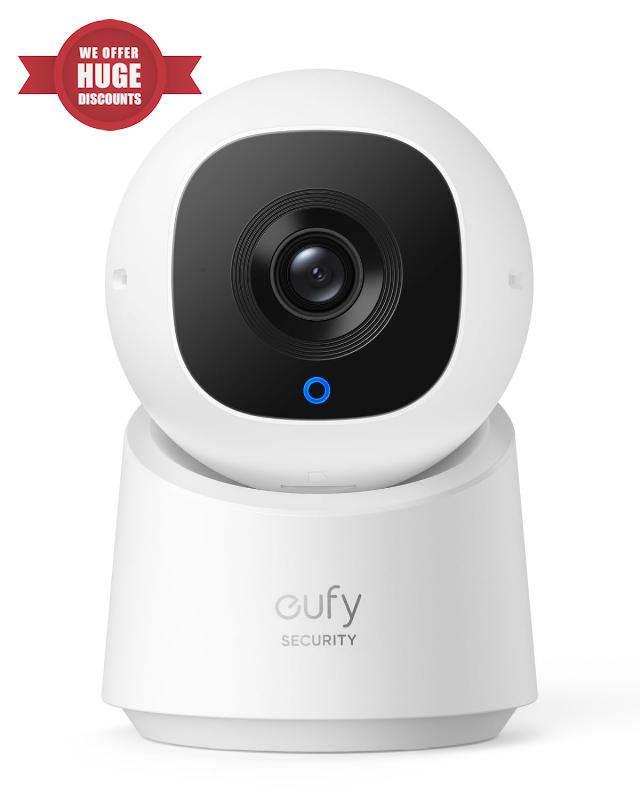 eufy Security Indoor Cam C210 1080p Resolution Security Camera Indoor with 360° Pan and Tilt