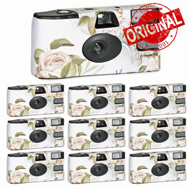 1 Shot Disposable Camera Wedding Bulk – 10-Pcs Wedding Disposable Cameras – Film Camera Disposable for Wedding