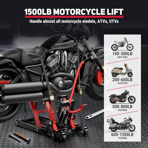 1500 Lbs Hydraulic Motorcycle Lift