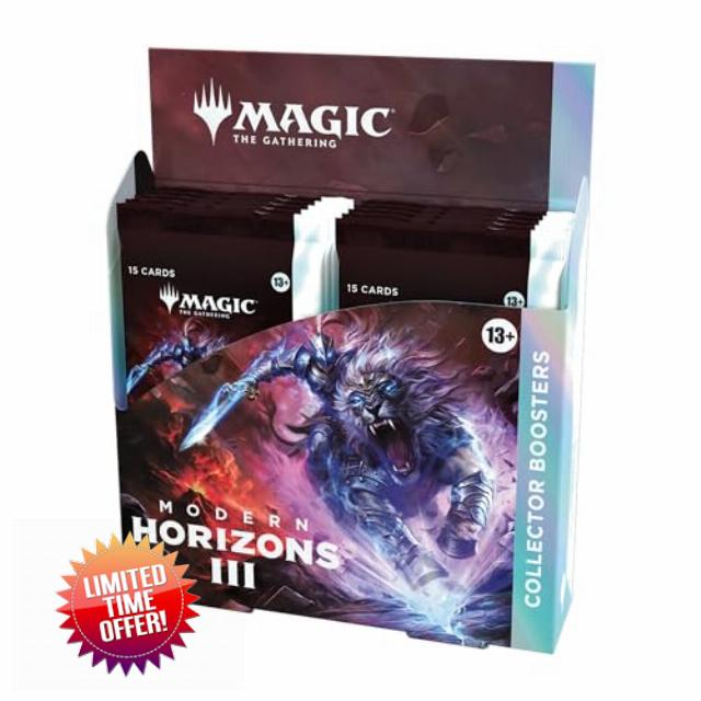 Magic: The Gathering Modern Horizons 3 Collector Booster Box - 12 Packs (180 Magic Cards)