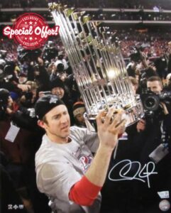 Chase Utley Autographed/Signed 16x20 Photo Phillies Fanatics 187360 - Autographed MLB Photos