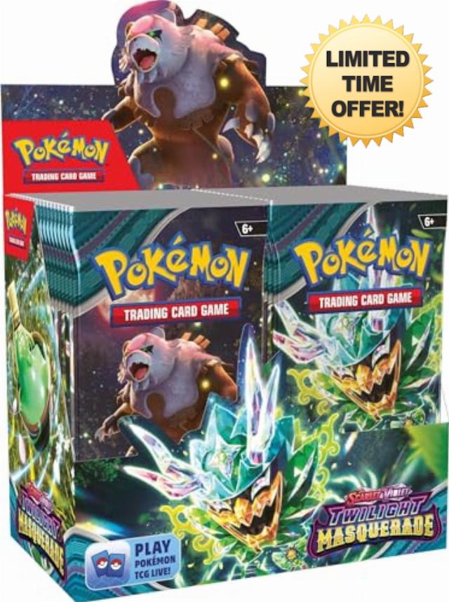 POKEMON TCG: SCARLET AND VIOLET TWILIGHT MASQUERADE BOOSTER BOX